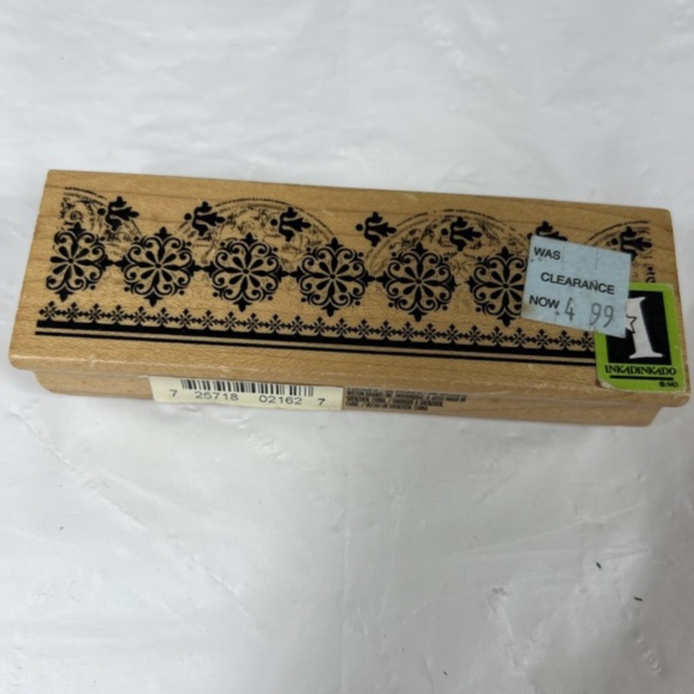 Inkadinkado Wood‎ Stamp, Ornate Border